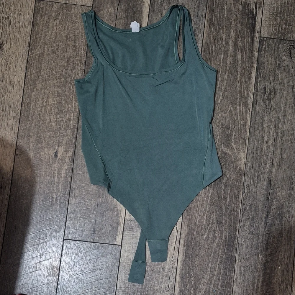 🍋 Lululemon Athletica Wundermost Thong Bodysuit Size Large Medium Forest - Picture 5 of 8